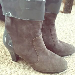 Grey booties
